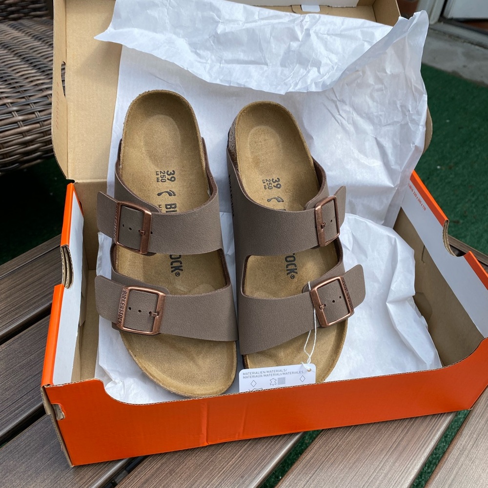 Birkenstock Arizona, color: Mocha, size: 39